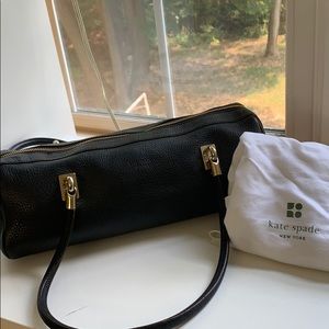 Kate Spade black leather bag